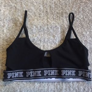 Victoria's Secret Pink Black BRALETTE